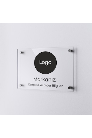 Firmanıza Özel Kişiselleştirilebilir Kapı Tabelası