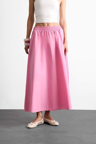 Defacto Esnek Belli Cepli Maxi Etek F7897ax25smpn113 Pembe