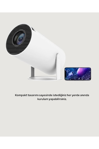 4k - 688 - Uyumlu 130 İnç Full Hd Projeksiyon Cihazı Ve Kablosuz - Flzdgnkr - Aktarım Özelliği