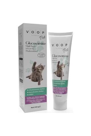 Voop Pet Glucosamine Paste Kediler İçin Eklem ve Kas Desteği 100 G