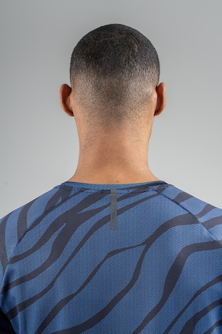 Maraton Regular Erkek Bisiklet Yaka Saks T-shirt Saks