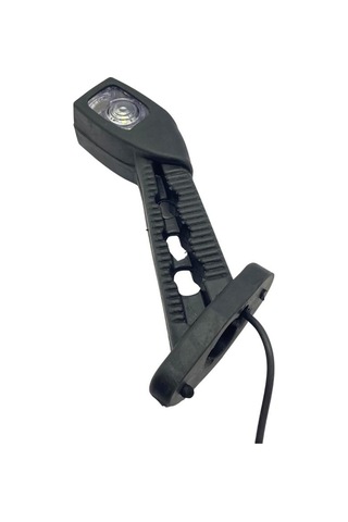 12v-24v Dorse Dış İşaret Boynuz Takoz Lambası Uzun Eğri Ledli Sarı-kırmızı-beyaz