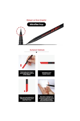 Clio Superproof Brush Liner Kalem Eyeliner Kill Black