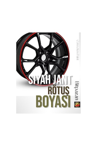 Parlak Siyah Jant Rötuş Boyası 30 Ml Fırçalı Şişede
