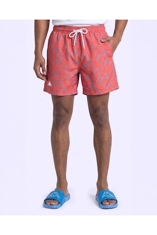 Kappa Logo Oscar Short Erkek Koyu Turuncu Regular Mayo