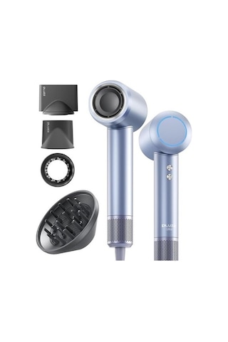 Pluzz X116 Ultra İyonlu Saç Kurutma Makinesi Full Set - Gümüş