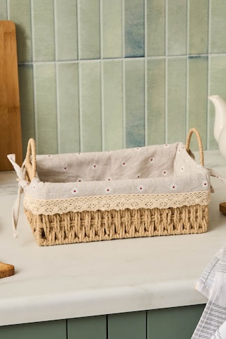Emsan Daisy Ekmek Sepeti Vizon 25 Cm