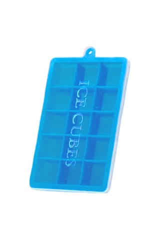 Xiyyadms Mavi Silikon Buz Kübü Kalıbı 15 Lü - Isıya Dayanıklı, Kolay Çıkar, Kapatıcılı - Buz, Bebek Yemi, Çikolata, Pasta Hamuru İçin Çok Renkli