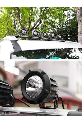 Hubstein 30w Yuvarlak Tek Ledli Sis Farı Off Road Çalışma Tekne L