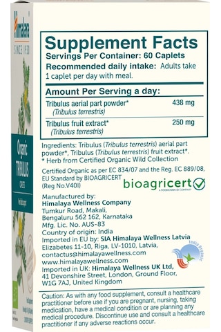 Himalaya Organic Tribulus 700 Mg 60 Tablet