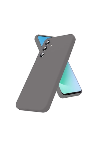 Galaxy Uyumlu S25 Fe Kılıf Biye Yumuşak Silikon Case Gri