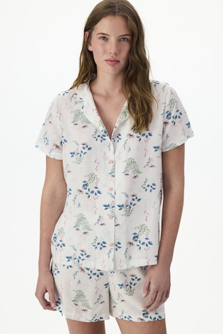 Penti Beyaz Petal Mist Gömlek Şort Pijama Takımı