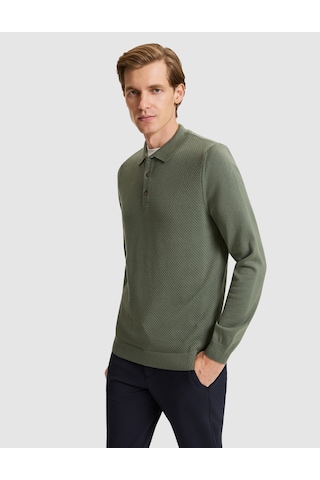 Pierre Cardin Duman Slim Fit Kazak 50333916 Vr210 Gri