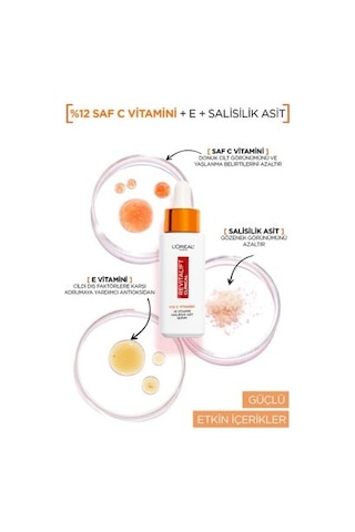 L'oréal Paris Revitalift Clinical %12 Saf C Vitamini Aydınlatıcı, Ton Eşitleyici, Gözenek Karşıtı