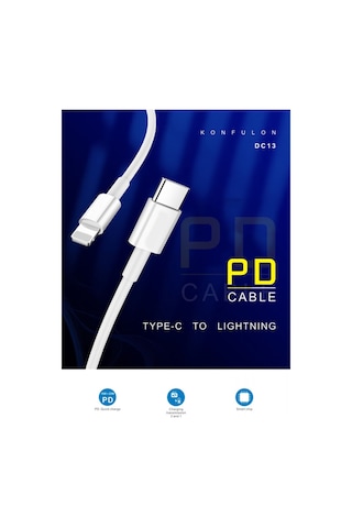 Konfulon Dc13 1m 20w Type-c To Lightning Kablo Apple Uyumlu iPhone