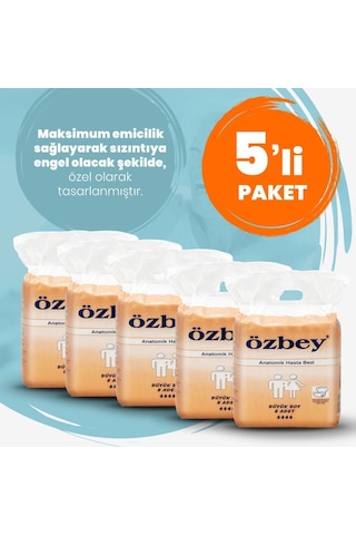 Pedix Anatomik Hasta Bezi Büyük Boy L 40 Adet (Belbantsız)