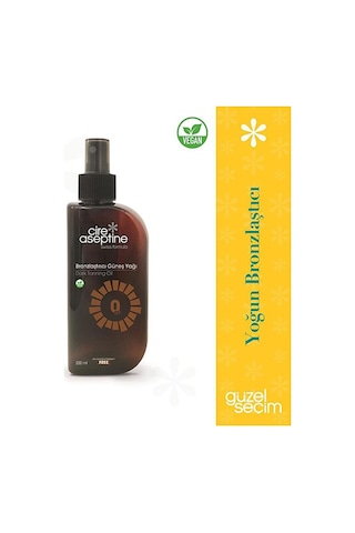 Cire Aseptine Bronzlaştırıcı Güneş Yağı 2 x 200 ML