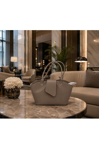 Housebags Vivienne Trend Omuz Çantası Koyu Vizon