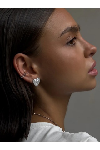 Sılverme Monoserlik Minimalist Kulak Üçgeni Kapalı Kolye Gümüş 925 94659270 Diğer