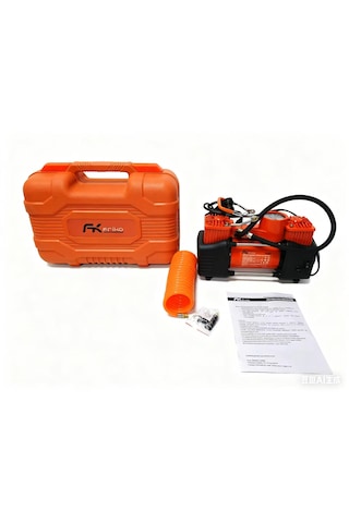 Fk Frıko Çelik Gövde Çift Pistonlu 12 V 150 Psi Araç Araba Lastik Bot Şişirme Araba Şarj Versiyonu