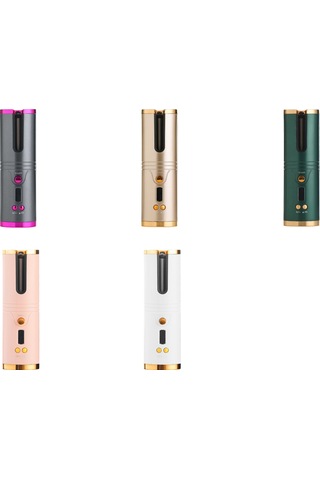 Sones Taşınabilir Usb Şarjlı Kablosuz Bukle Makinesi Lazy Otomatik Bukle Çubuğu Patentli Gri