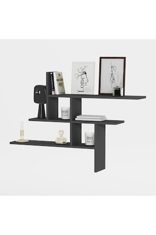 Germen Duvar Rafı Antrasit