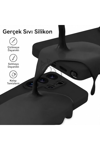 Tr Samsung S23 Ultra İle Uyumlu Kılıf, İçi Kadife Kaplamalı İnce Sıvı Silikon Kapalı Kamera Tam Koruma Yumuşak