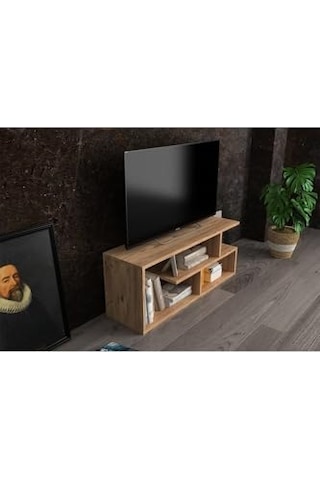 Safir Meşe Tv Ünitesi Tv Sehpası Çok Renkli