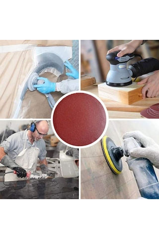 Ugr Cırt 115 MM 40 Parça Zımpara Seti + Matkap Aparatı + Gözlük