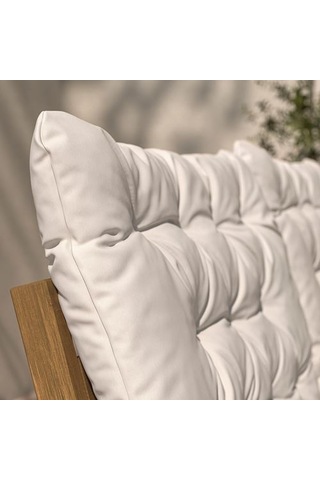 Ikea Kuddarna Dış Mekan Sırt Minderi, Açık Gri-bej, 62x44 Cm