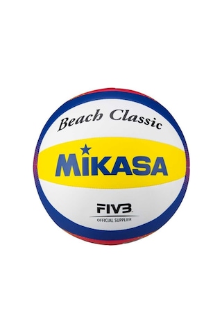 Mikasa Sentetik Deri Plaj Voleybol Topu Bv552c-wybr Sarı - Mavi