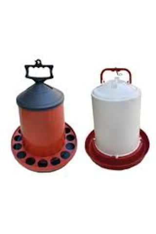 Nurdağ Hırdavat Omnixer Tavuk Suluğu 10 L + Tavuk Yemliği 12 L