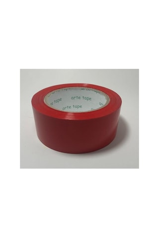 45 Mm X 100 M Renkli Koli Bandı-kırmızı 1