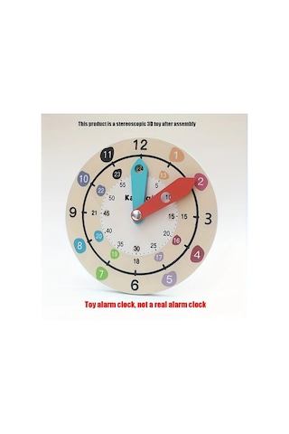 Willowhaven Ahşap Eğitici Çocuk Saati Zaman Yönetimi Öğrenme Oyuncağı