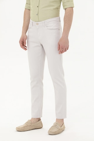 U.S. Polo Assn. U S Polo Assn Slim Fit Açık Gri Erkek Pantolon 1600040 001