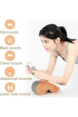 Ultimate Sup, Abs Tekerlekli Silindir, Abs Egzersizi, Silindirli Egzersiz, Fitness Ekipmanı 5264