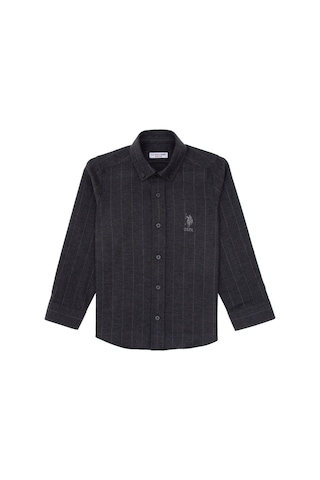 U.s. Polo Assn. Erkek Çocuk Antrasit Gömlek Desenli 50316670-vr006 Antrasit