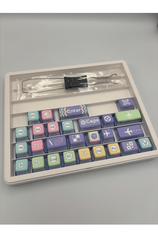 117 Tuş Mekanik Klavye Keycaps Pbt Tuş Takımı Kutulu Tuş-switch Sökme Aparatı İle Gönderim