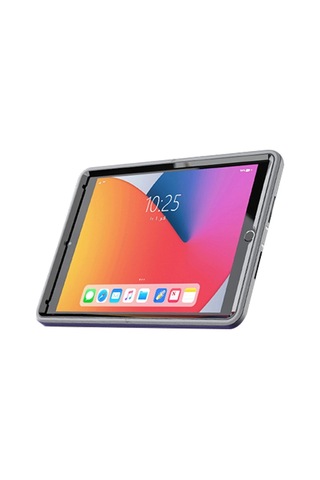 Zenviya21 Apple iPad Uyumlu 10.2 7.nesil Kılıf Hand Strap Tablet Kılıfı - Gri Zenya785 Arka Kapak
