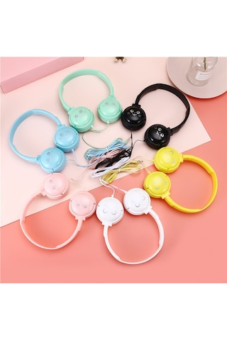 Wezone J18 Mavi Kablolu Kulaküstü Kulaklık - 40mm Hoparlörlü, Mikrofonlu, 1.2m Kablolu, Derin Tiz Ses