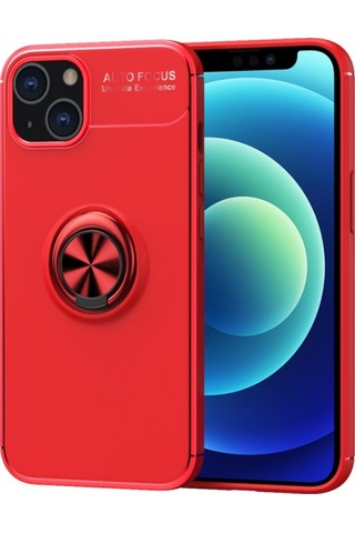 Apple Uyumlu iPhone 13 Kılıf Yüzüklü Magnetli Ravel Case (538651481)