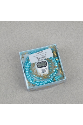 Zikirmatik Elektronik Tesbih Ve 99luk Namaz Tesbih Set 28805333