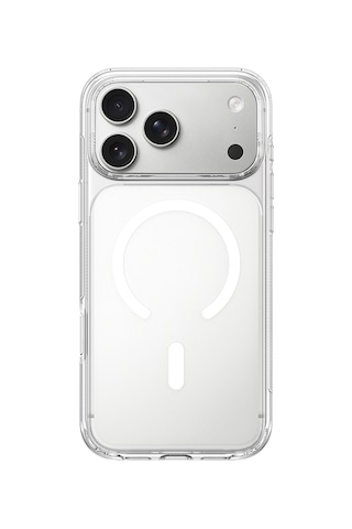 Apple Uyumlu iPhone 17 Pro Kılıf M-safeli Wiwu Cs-202 Crystal Shield Pro Seri Anti Yellowing Sert Pc Kapak Şeffaf