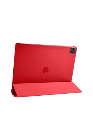 Apple Uyumlu iPad Pro 12.9 2020 4.nesil Zore Smart Cover Standlı 1-1 Kılıf Kapaklı Kılıf
