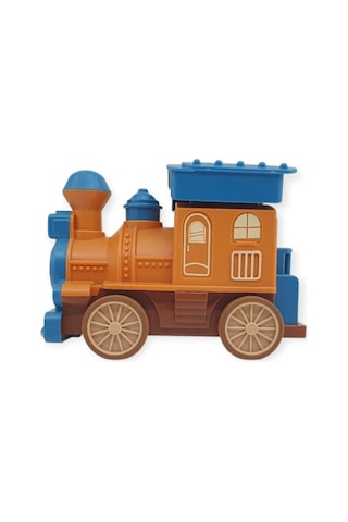 Oyuncak Tren Işıklı Sesli Bas Gitsin 14cm - Mavi - 8068a