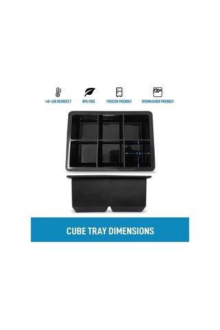 Suofeng Yemek Dereceli Silikon 6 Kareli Buz Kabi, Kapaklı, Çikolata/puding/jöle İçin Çok Amaçlı Buzluk Kutusu Çok Renkli