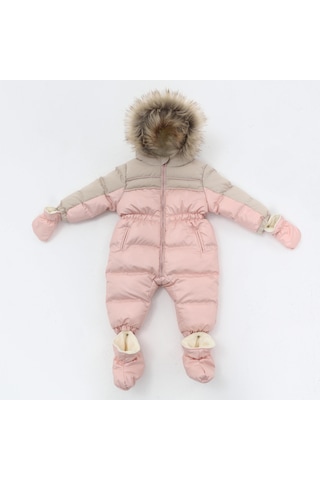 Benitto Kids Kız Bebek Pembe Astronot Tulum Pembe