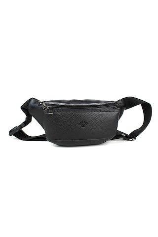 Erkek Siyah Çok Cepli Omuz Ve Bel Çantası