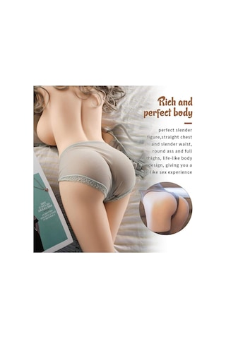 Erotixshop Büyük Boy Realistik Manken Anal Vajina Titreşimli Suni Vajina Mastürbatör 10kg
