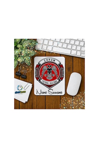 Kişiye Özel Çorumspor Baskılı Oyuncu Mousepad 0149